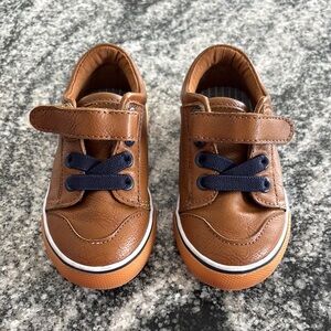Cat & Jack Brown and Blue Sneakers with Classic Design
